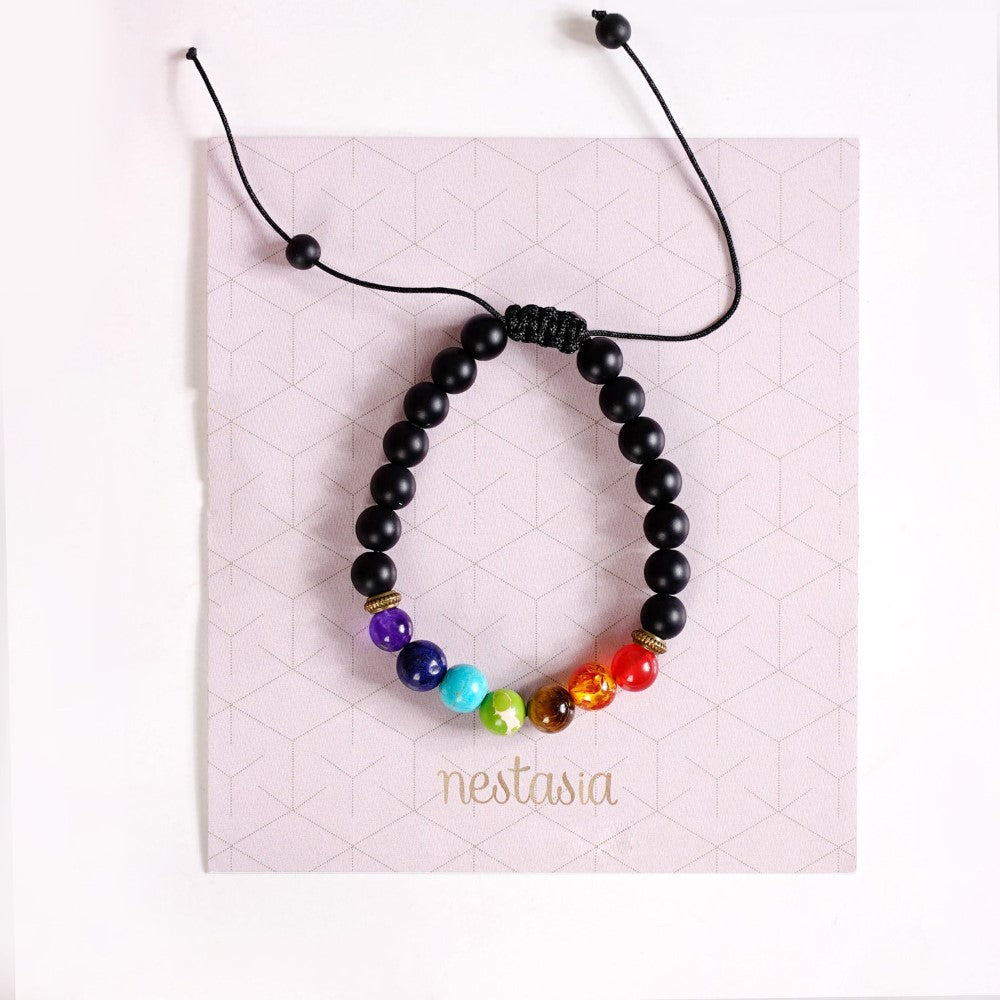 Healing Seven Chakra Unisex Bracelet