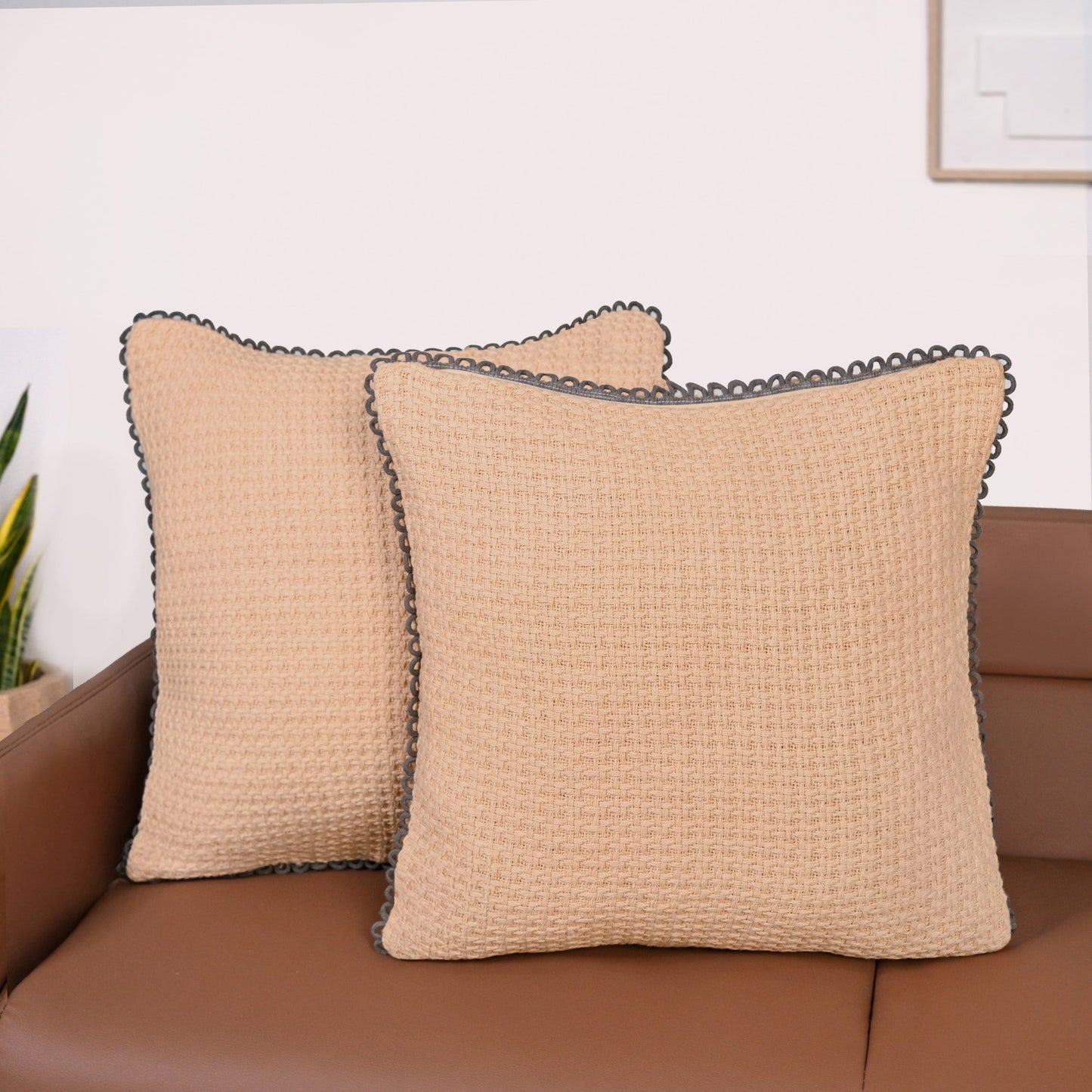 Hearth Hue Cotton Cushion Cover Set Of 2