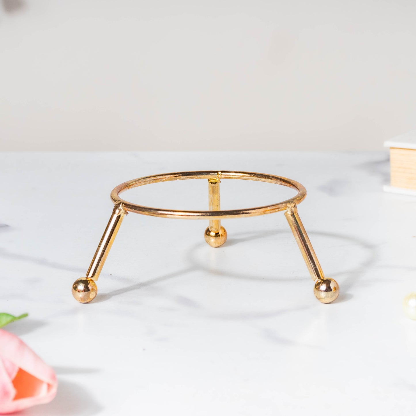 Home Ceramic Planter With Stand Pink