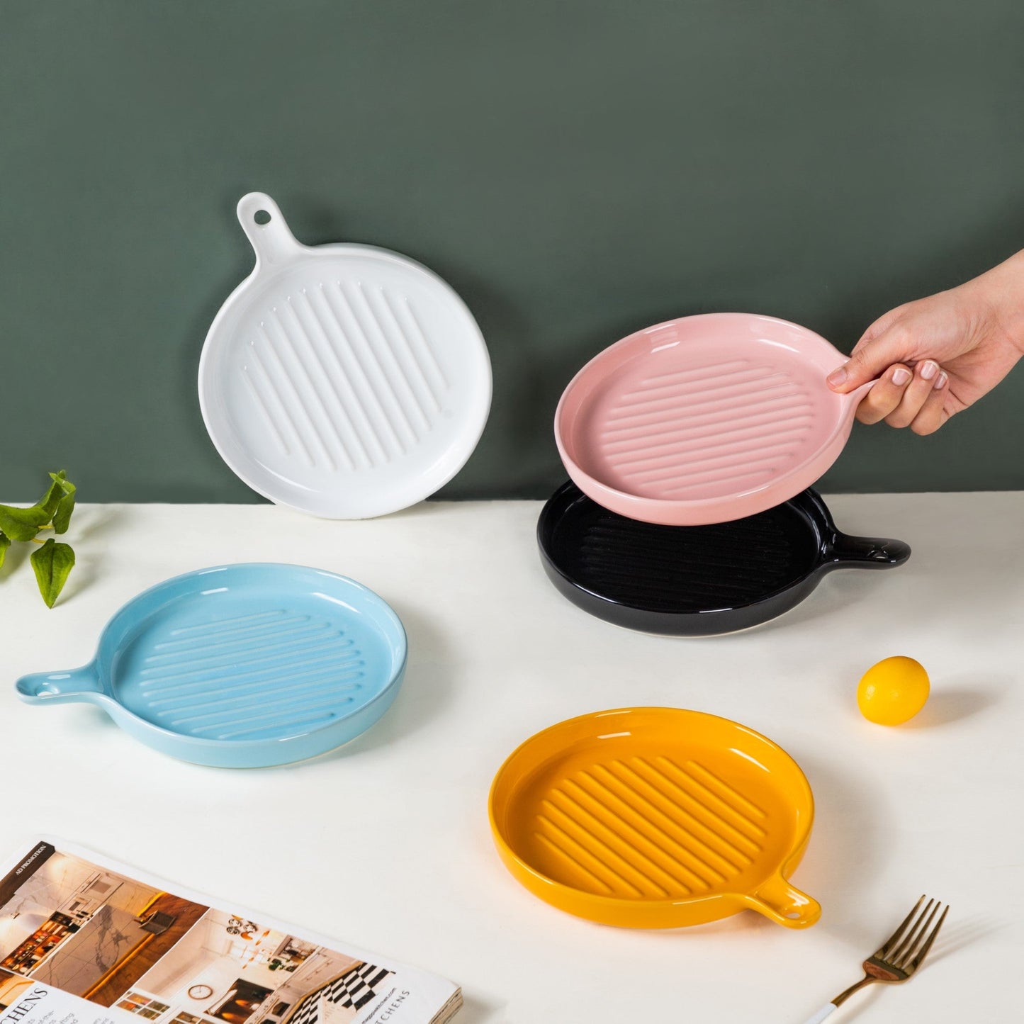 Round Grill Plates