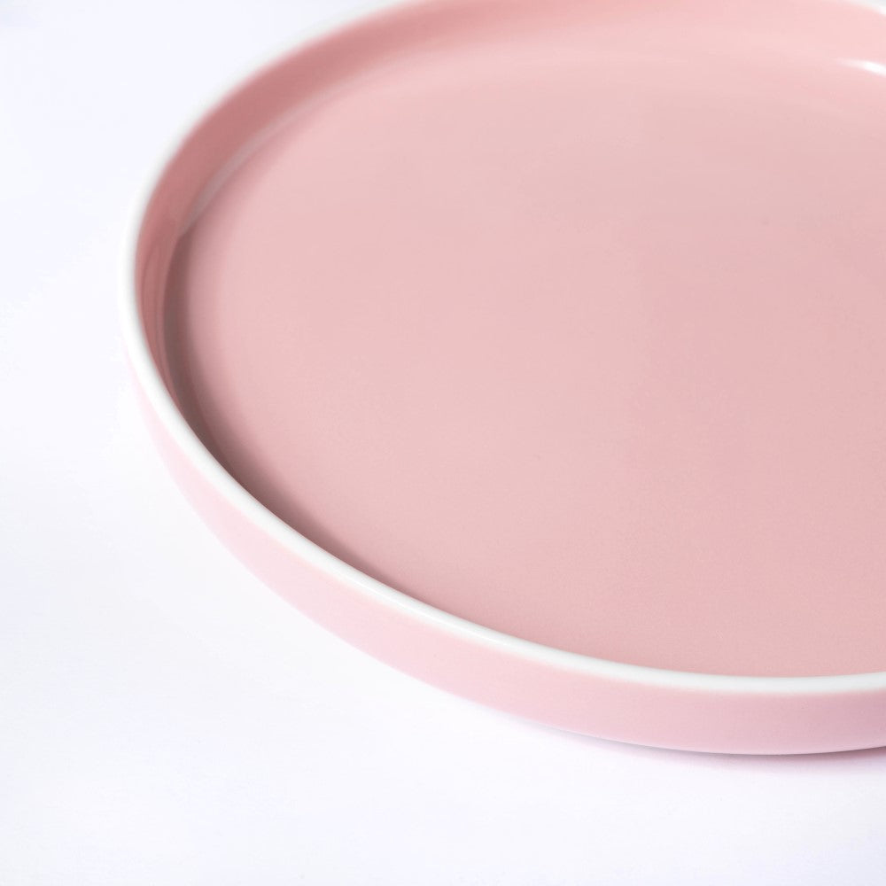 Pink Floral Plates