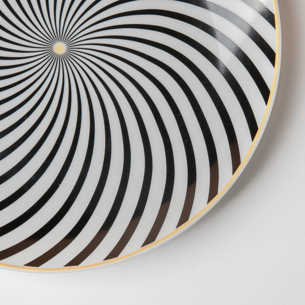 La Mode Spiral Dinner Plate 10 Inch