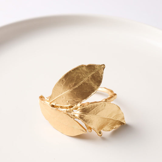Gold Leaf Serviette Ring