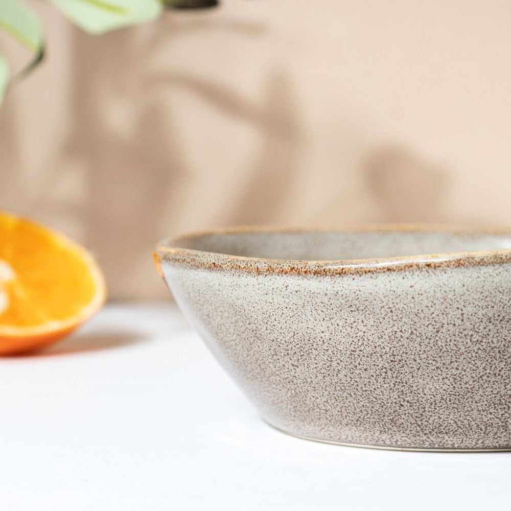 Rustic Handmade Snack Bowl Grey 150 ml