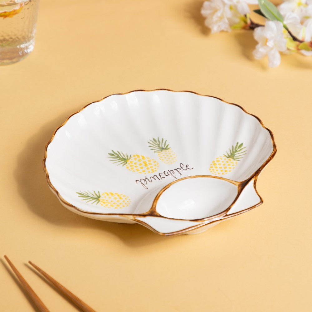 Seashell Snack Plate