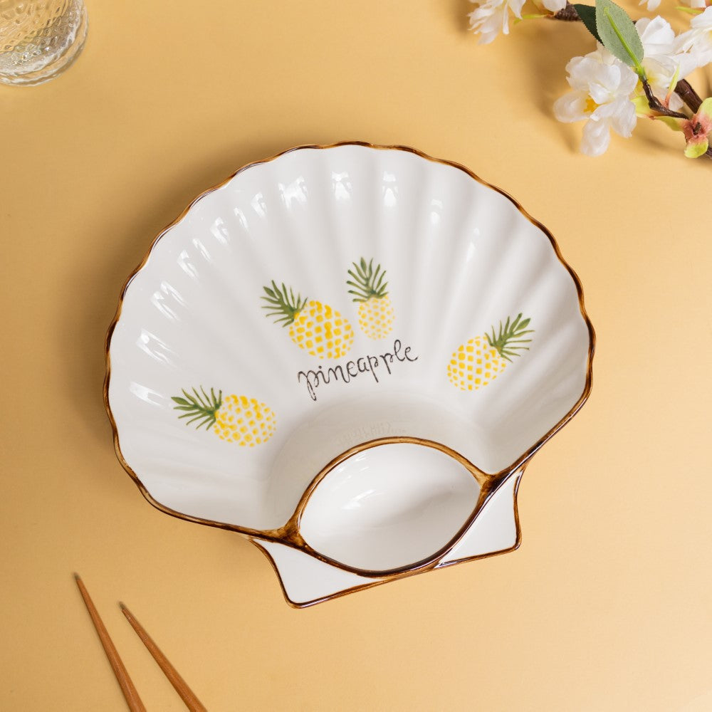 Seashell Snack Plate