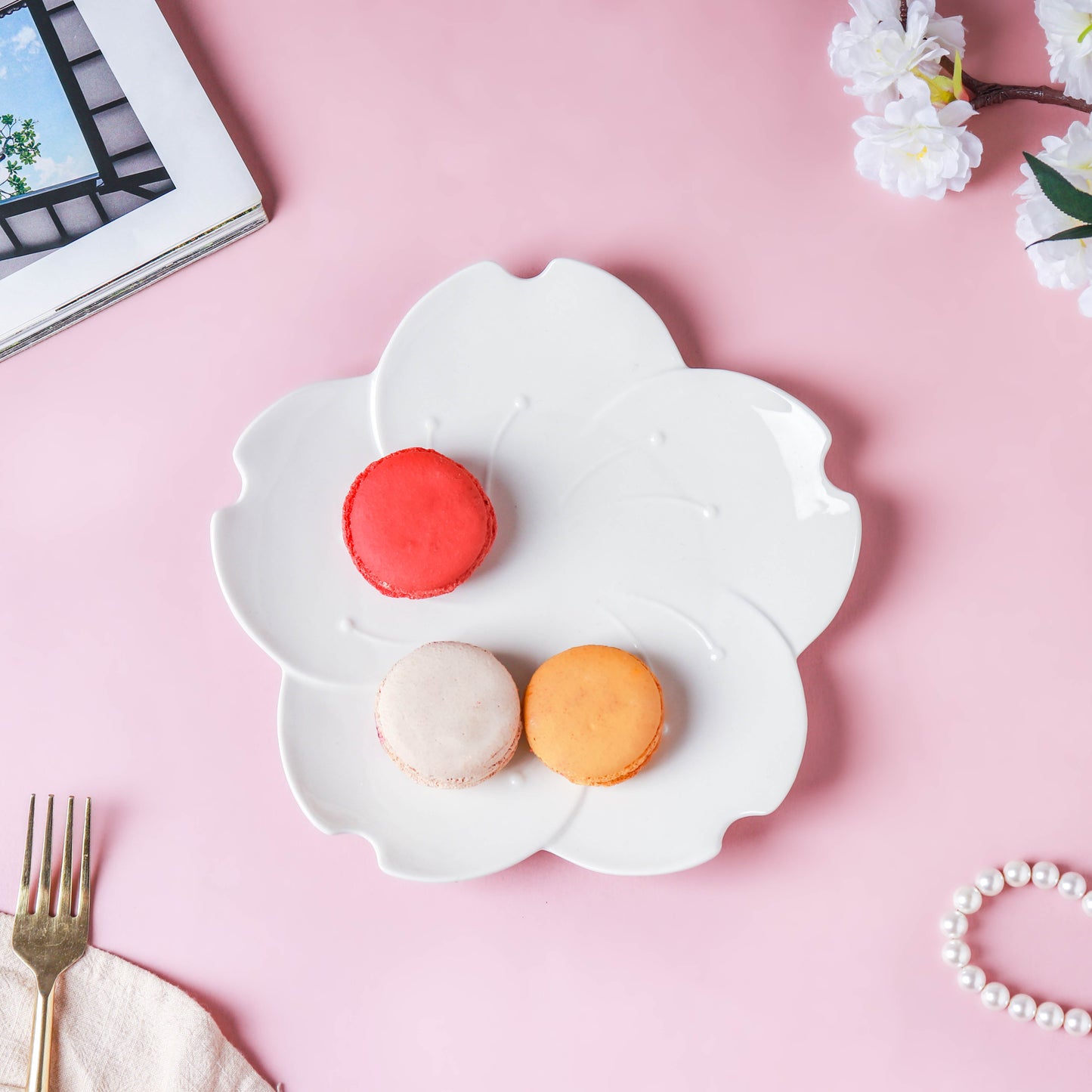 Lotus White Plate