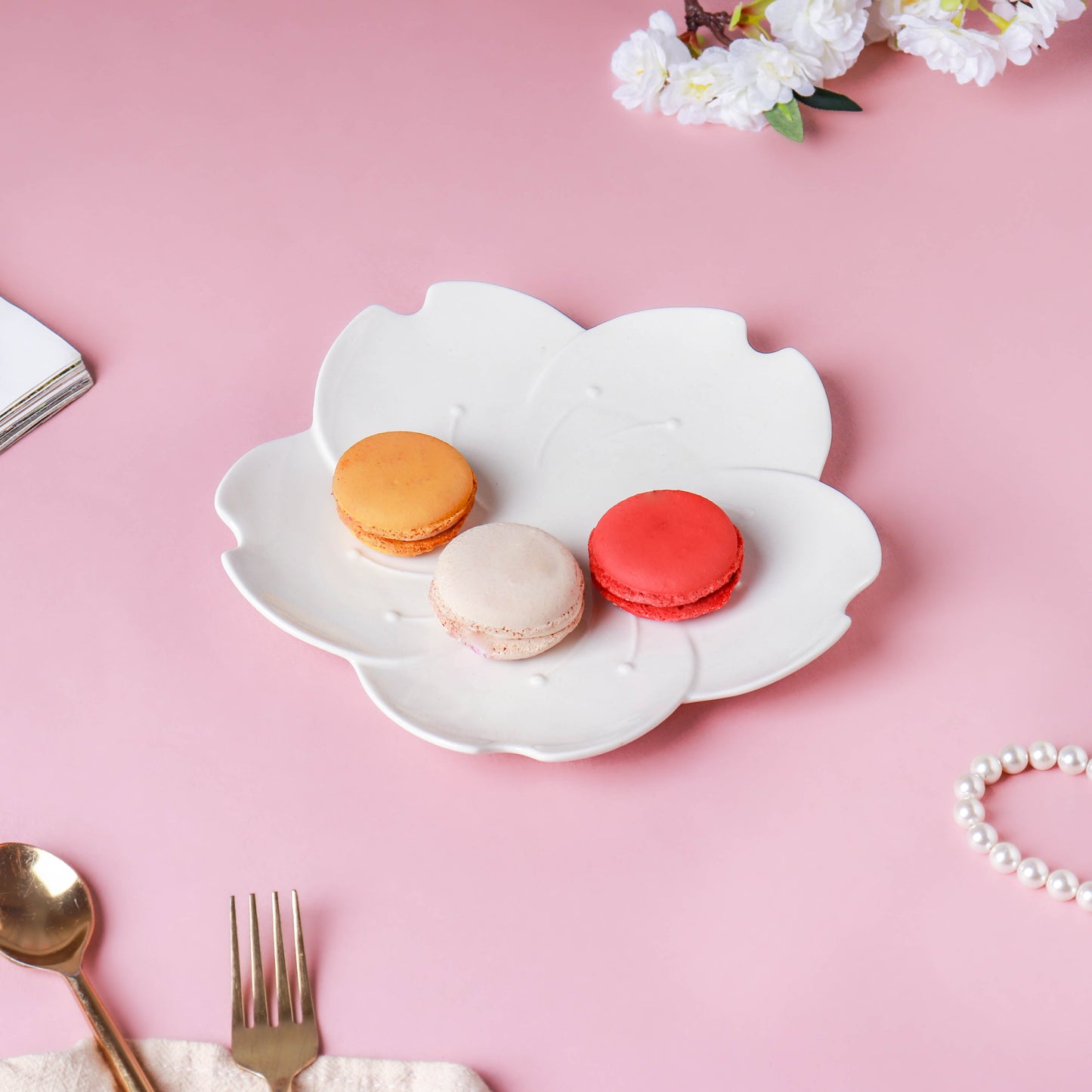 Lotus White Plate