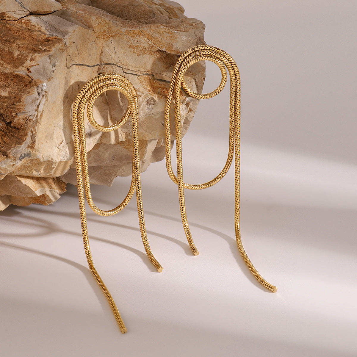 Golden Chain Earrings