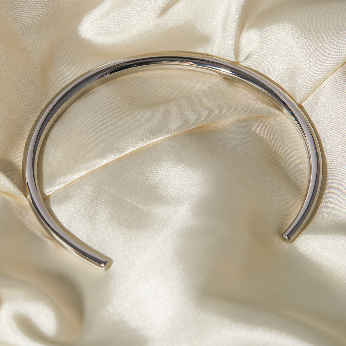 Stylish Silver Choker Necklace