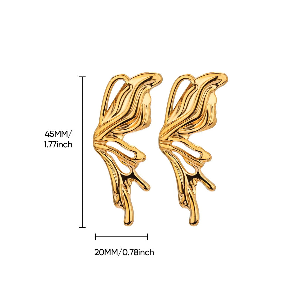 Butterfly Wing Drop Earrings