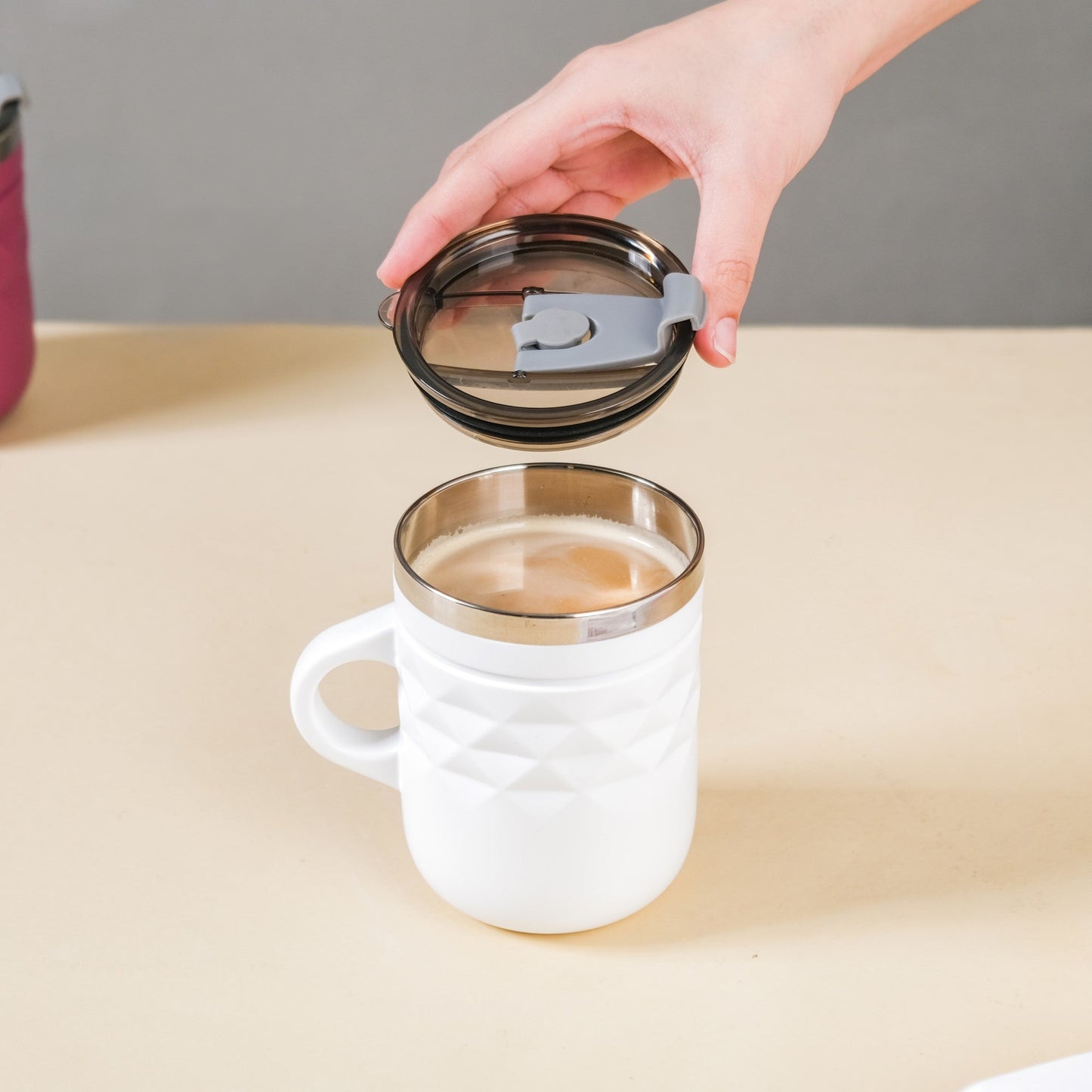 Coffee Mug Set Of 2 White 400ml