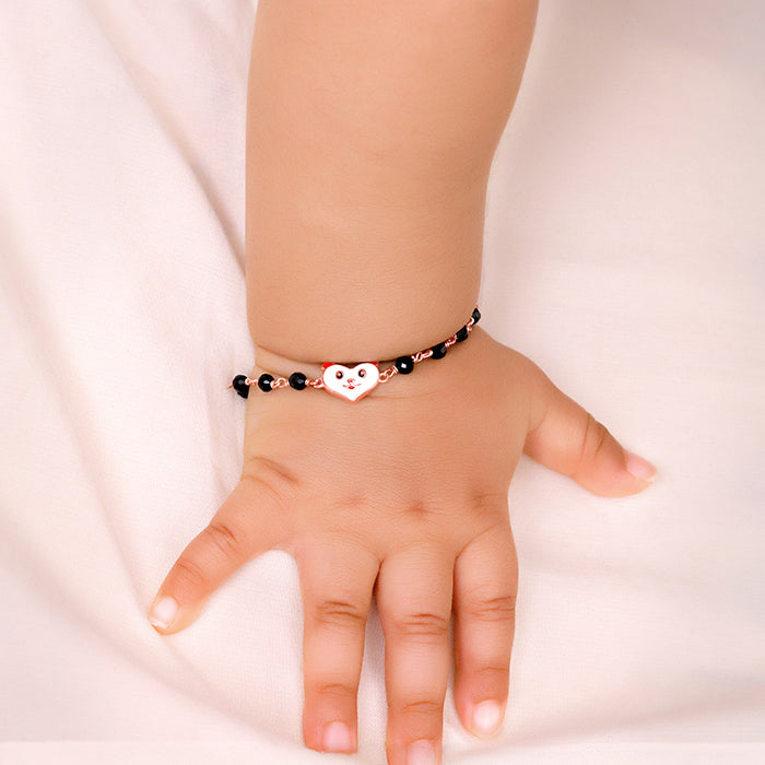 Rose Gold Cute Nazariya Boo Kids Bracelet (0 - 2Years)