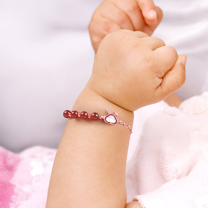 Rose Gold Bunny Kids Bracelet (0 - 2 Years)