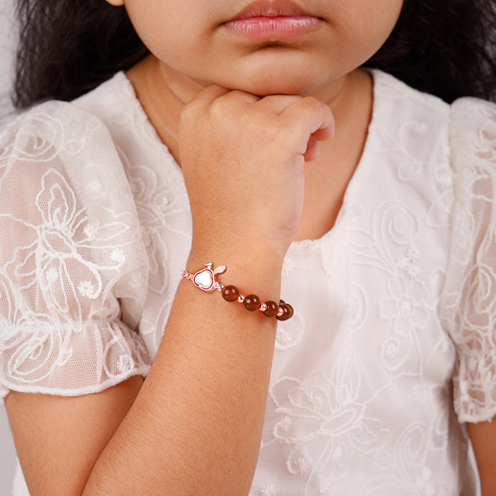 Rose Gold Bunny Kids Bracelet (2 - 8 Years)