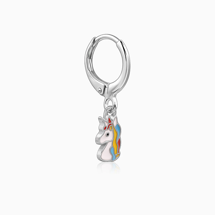Silver Dream Unicorn Kids Earrings