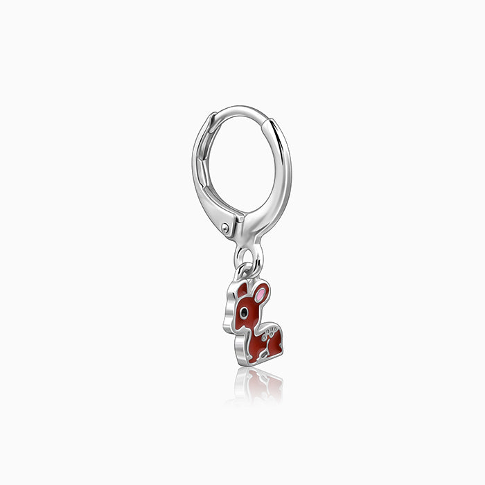 Silver Bamby Kids Hoop Earrings