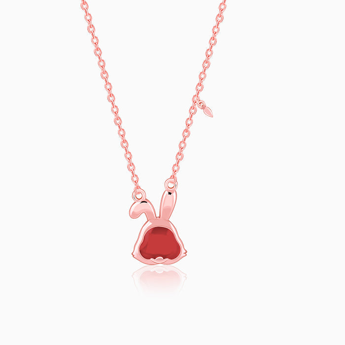 Rose Gold Bunny Kids Necklace