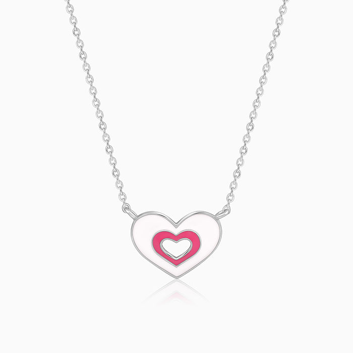 Silver HeartyPie Kids Necklace