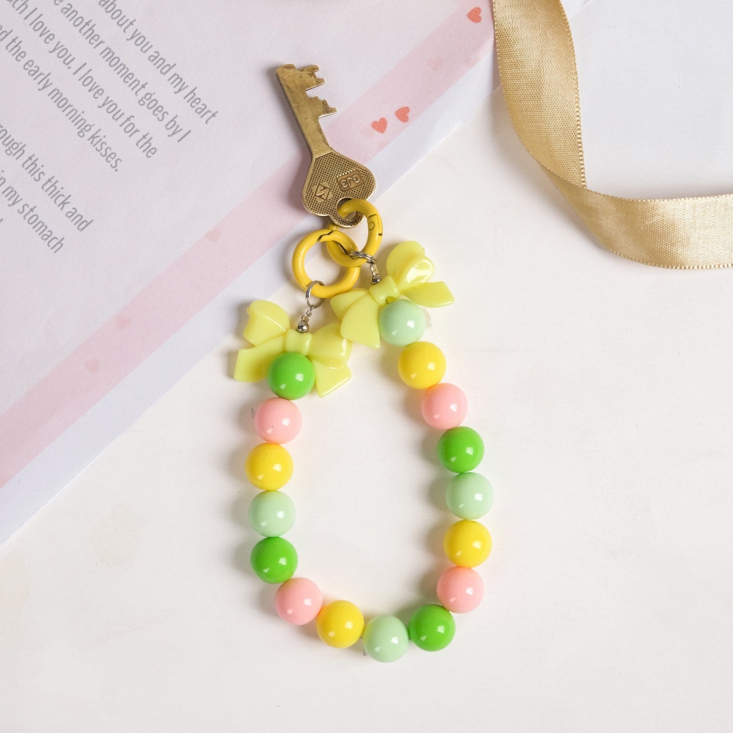 Citrus Pop Dual Clasp Keychain