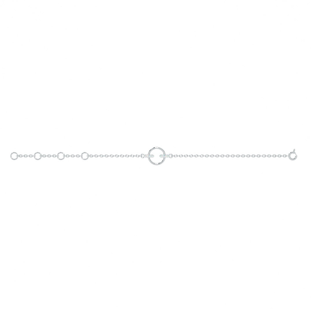Halo Harmony 9KT Gold Lab Grown Diamond Bracelet