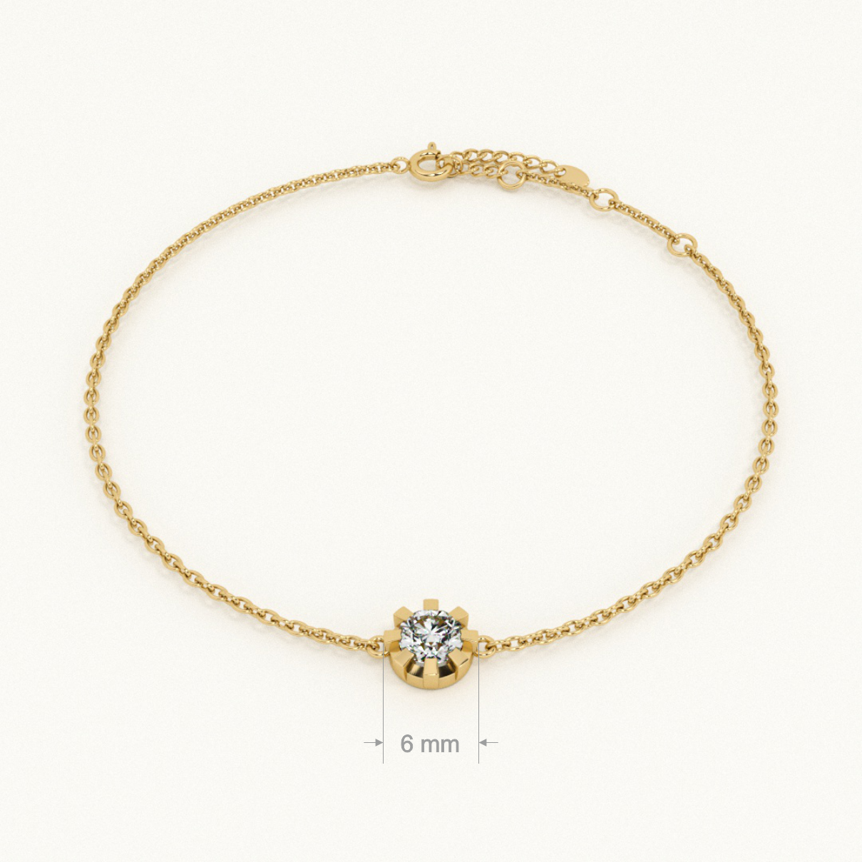 Serein Chain 9KT Gold Lab Grown Diamond Bracelet