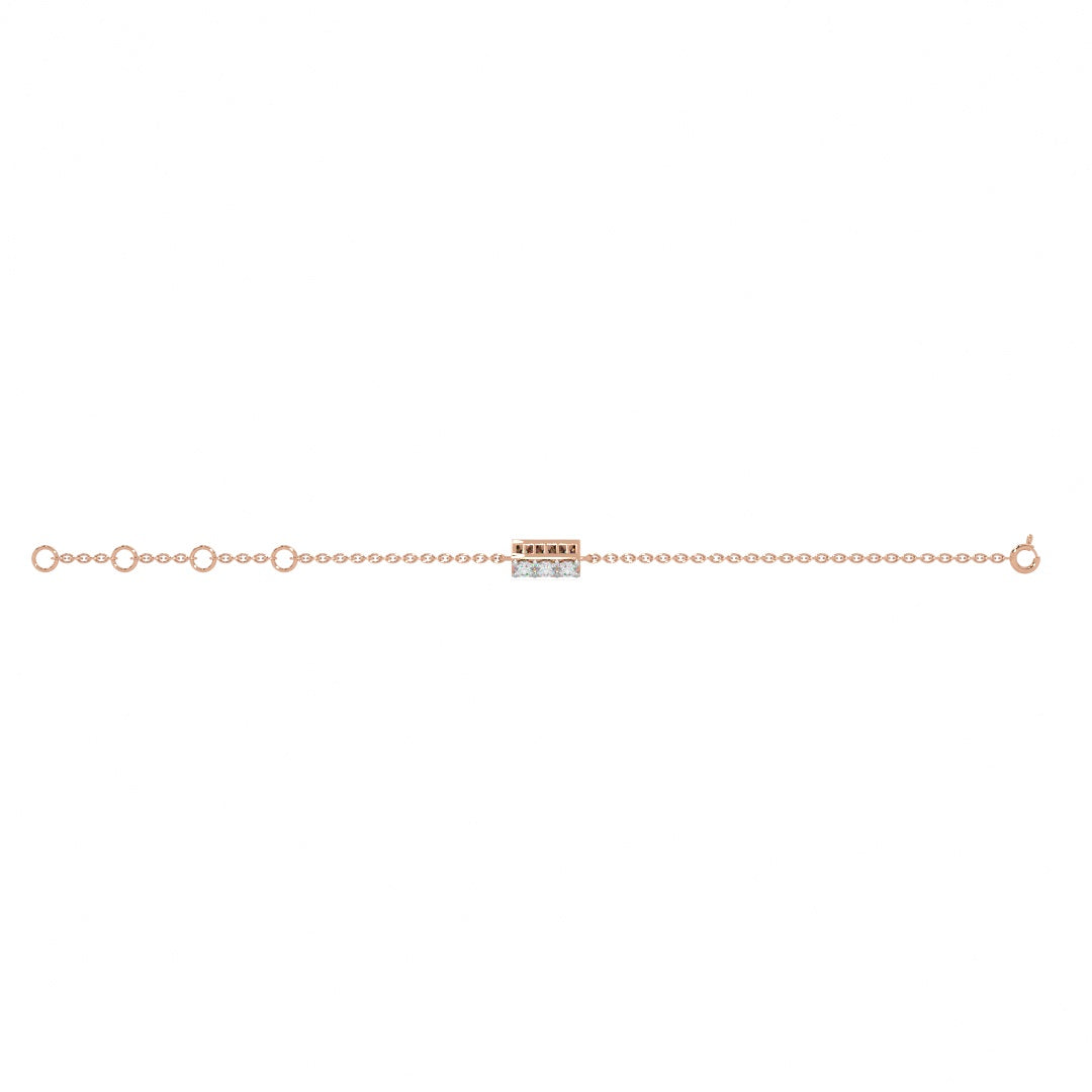 Ivory Ray 9KT Gold Lab Grown Diamond Bracelet