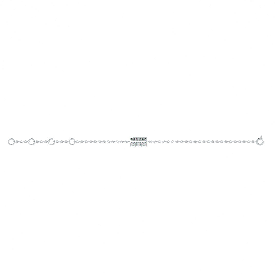 Ivory Ray 9KT Gold Lab Grown Diamond Bracelet