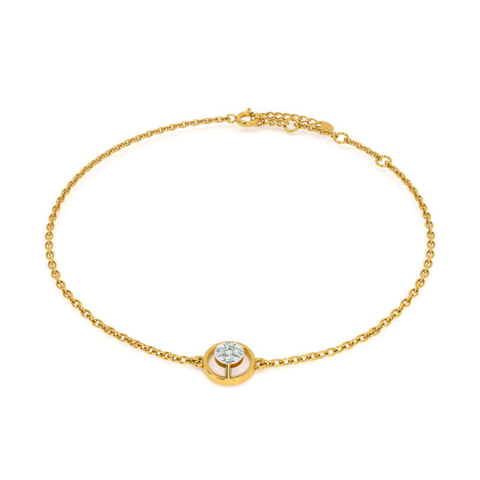 Orba Shine 9KT Gold Lab Grown Diamond Bracelet