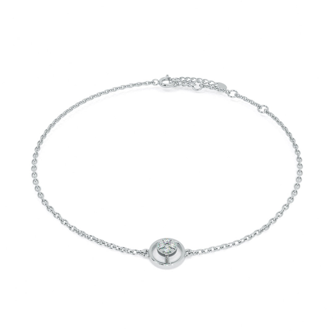 Orba Shine 9KT Gold Lab Grown Diamond Bracelet