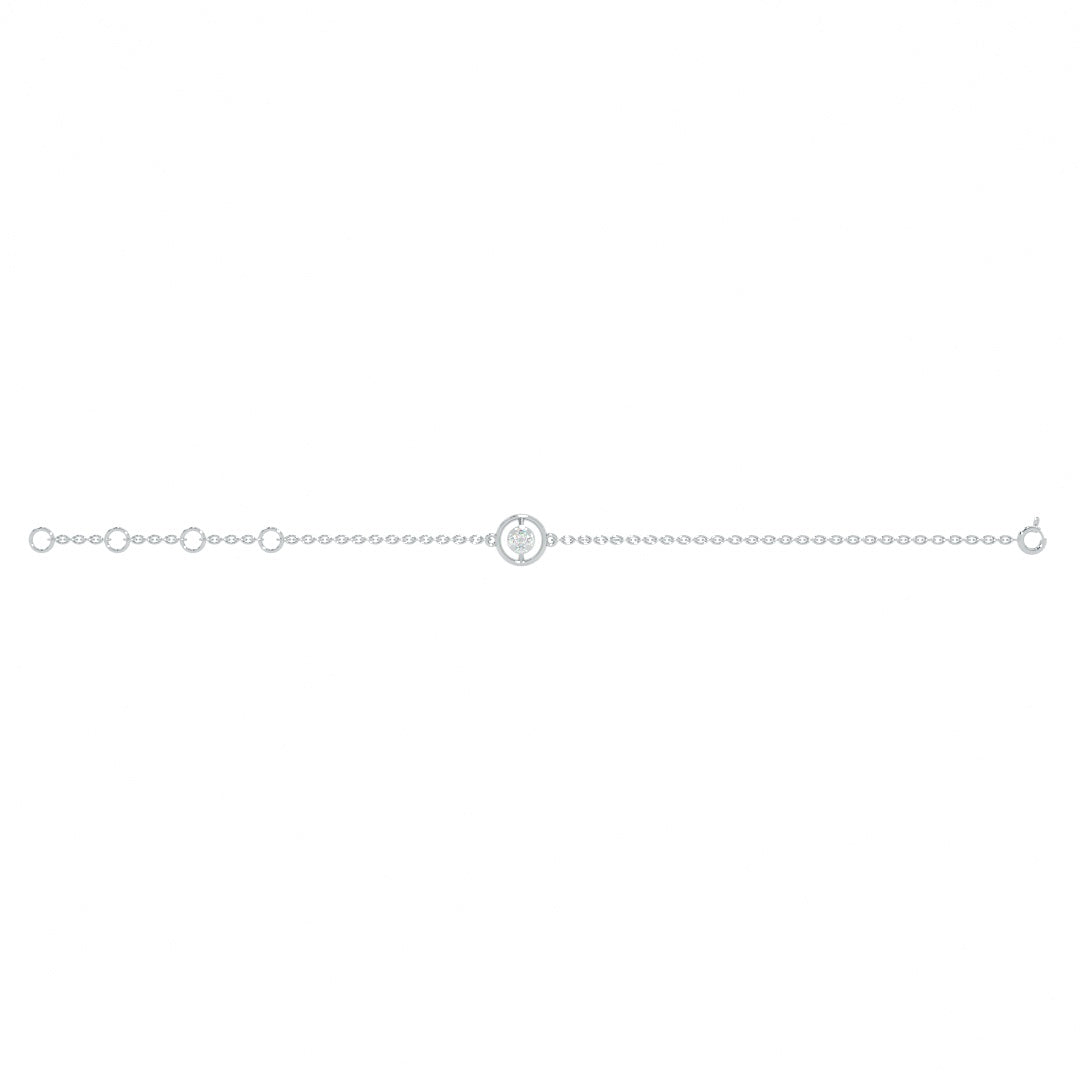 Orba Shine 9KT Gold Lab Grown Diamond Bracelet