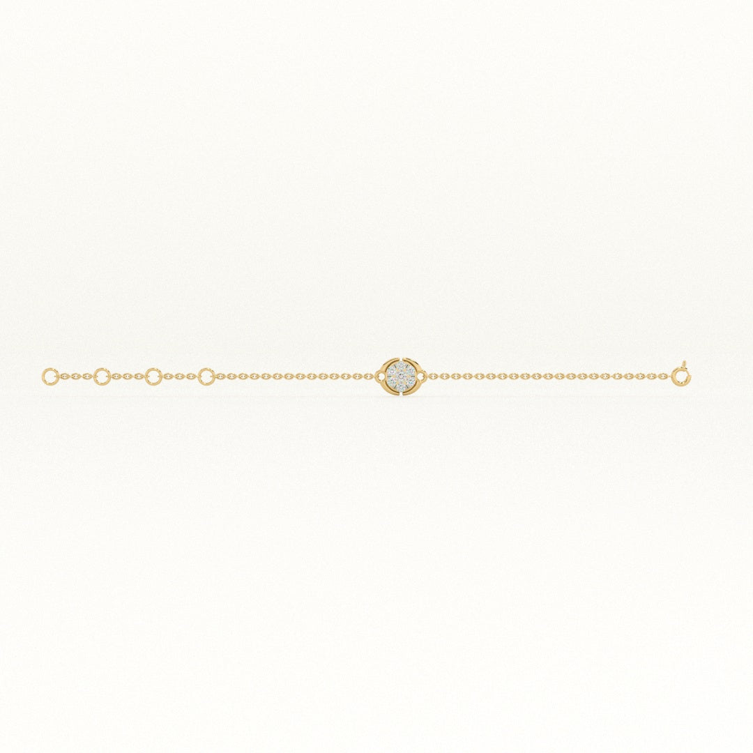 Stella Coin 9KT Gold Lab Grown Diamond Bracelet