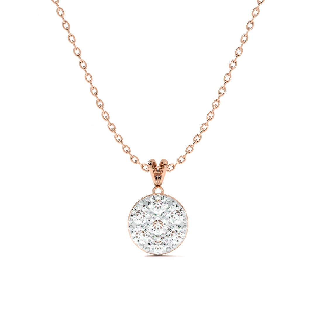 Celestical Dot 9KT Gold Lab Grown Diamond Necklace