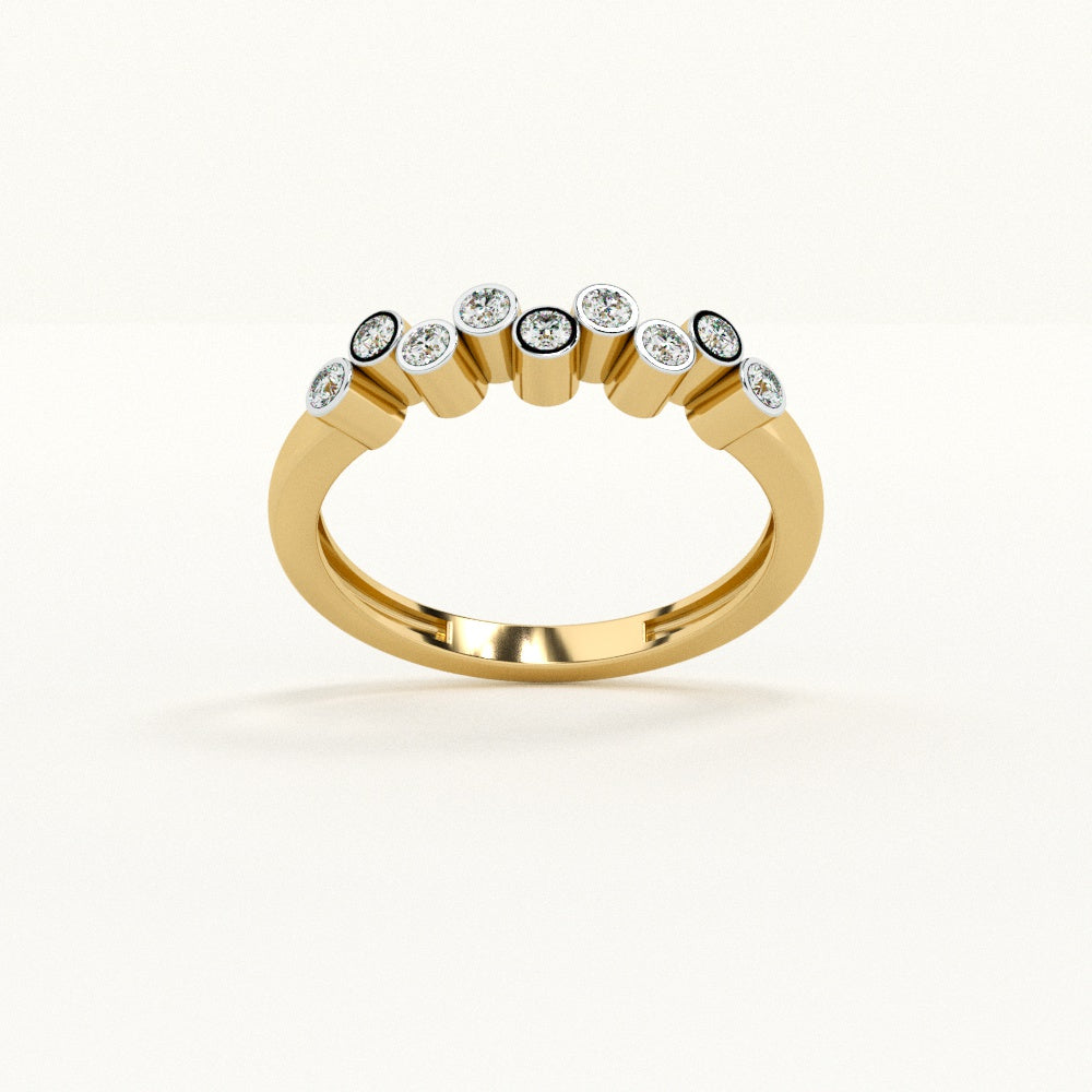 Twinkle Trail 9KT Gold Lab Grown Diamond Ring