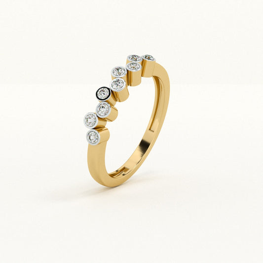 Twinkle Trail 9KT Gold Lab Grown Diamond Ring