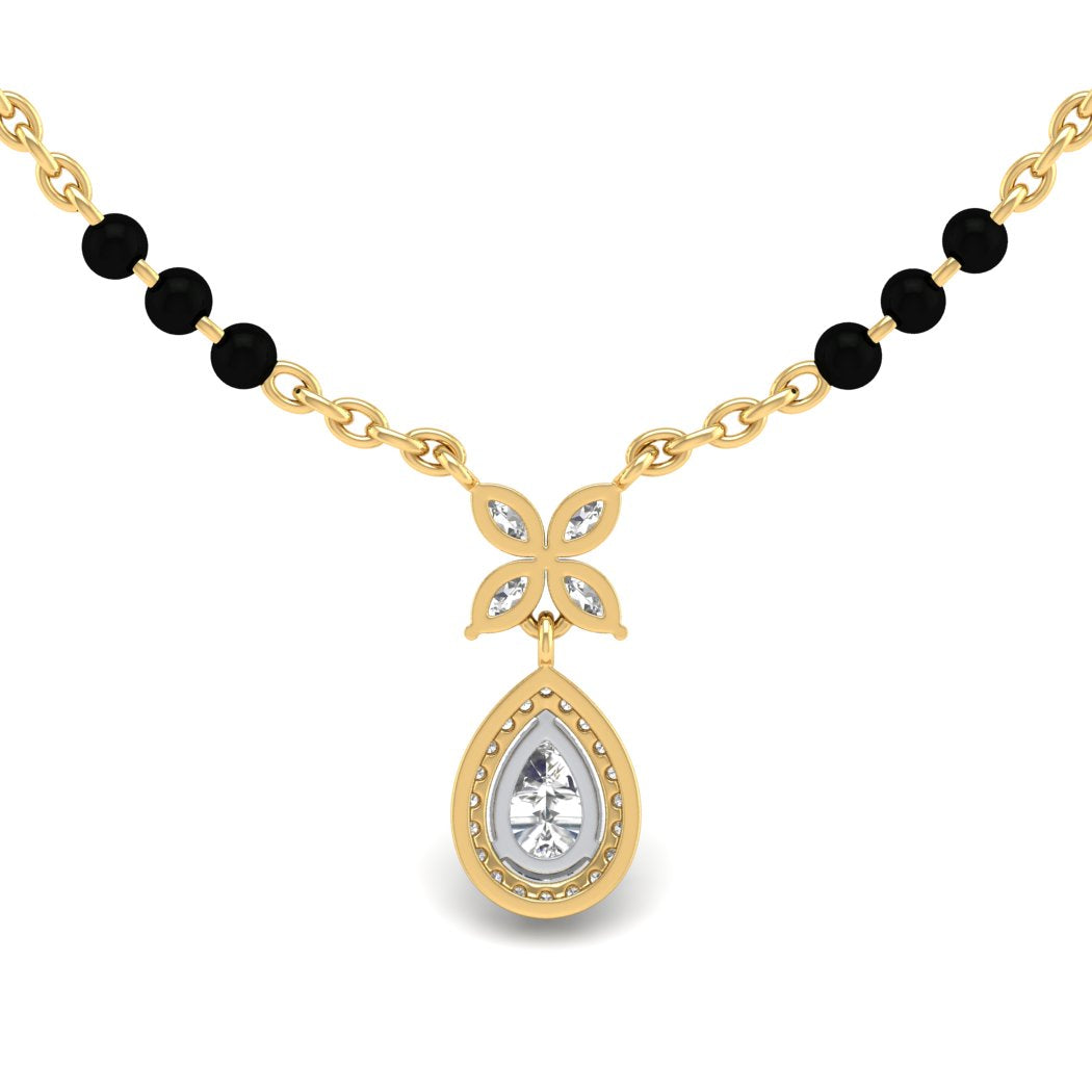 Gold Radhika Diamond Mangalsutra