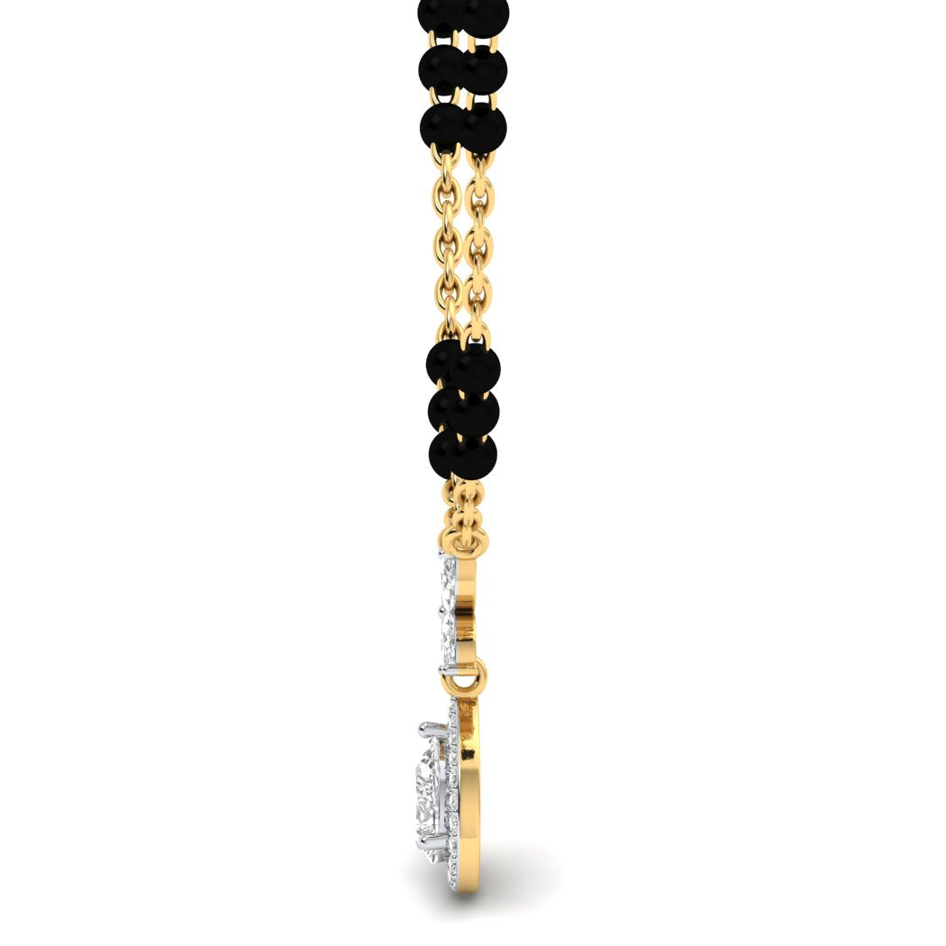 Gold Radhika Diamond Mangalsutra