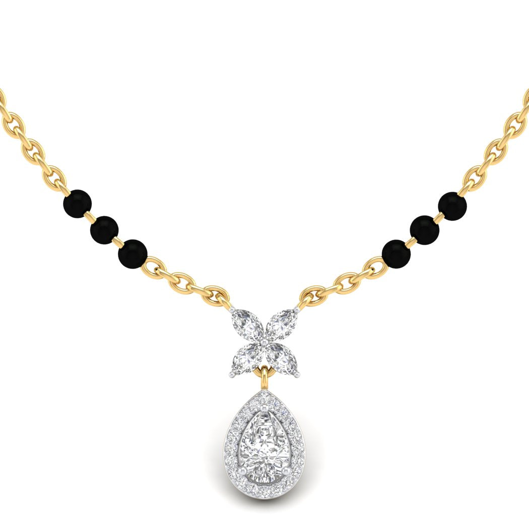 Gold Radhika Diamond Mangalsutra