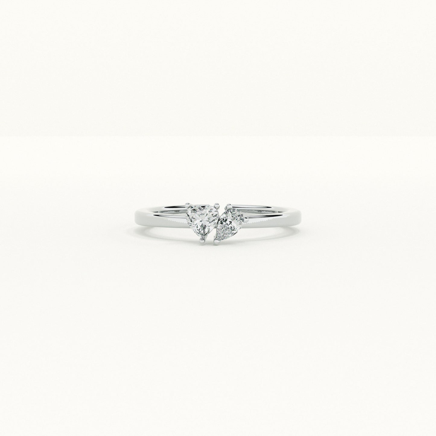 You and Me Stone 925 Silver Ring
