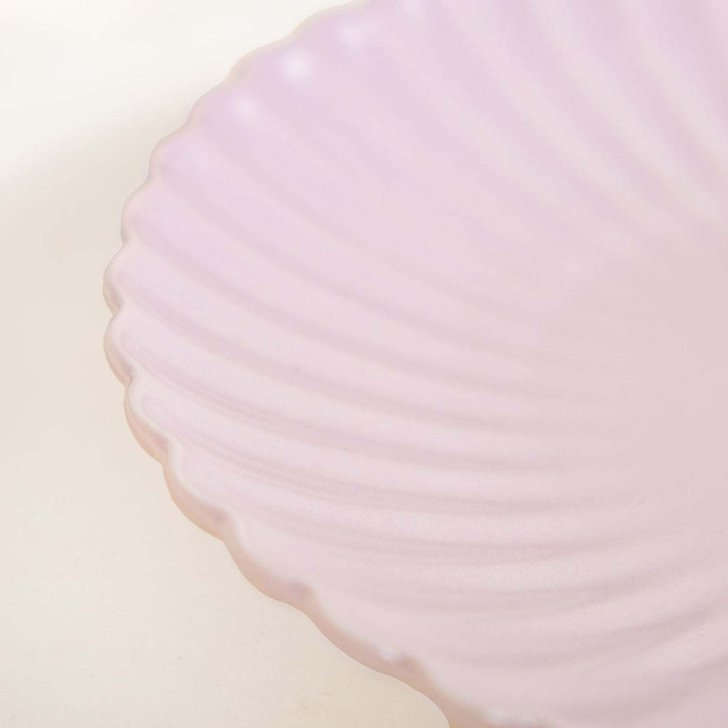 Scallop Lilac Snack Plates Set Of 4 8 Inch