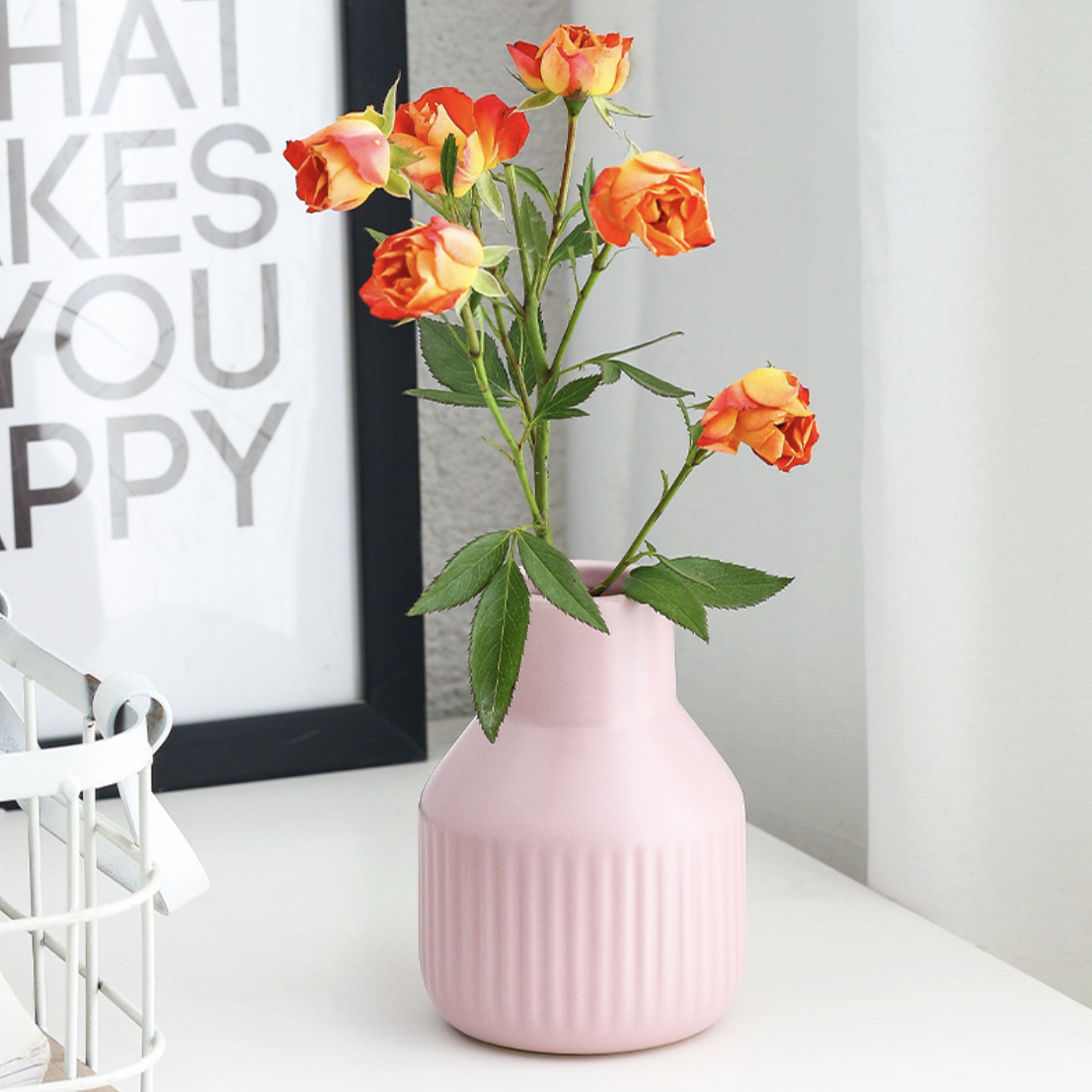 Glossy Decorative Flower Pot