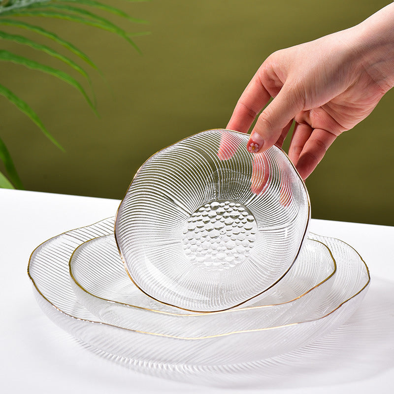 Glass Salad Plate