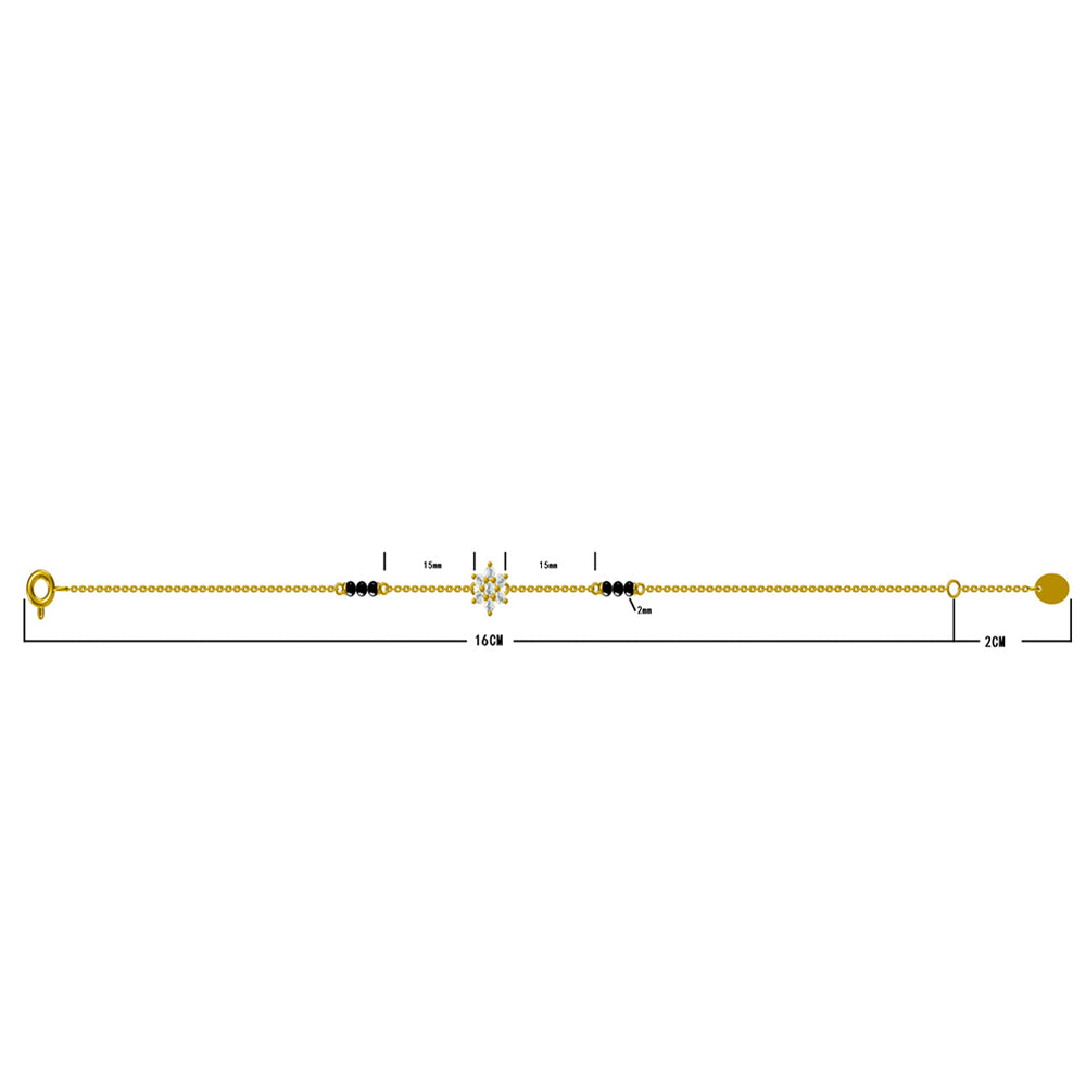 Maya Mangalsutra Bracelet | 18K Gold Vermeil