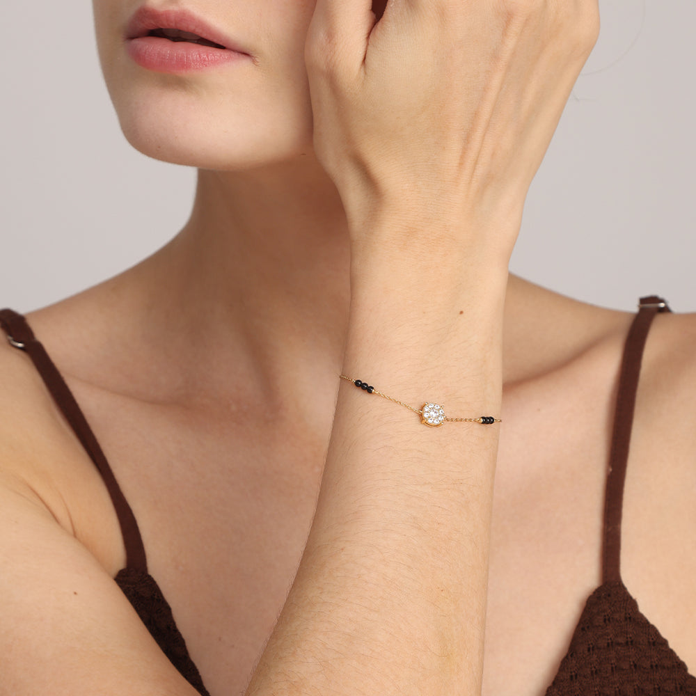 Sarvani Mangalsutra Bracelet | 18K Gold Vermeil