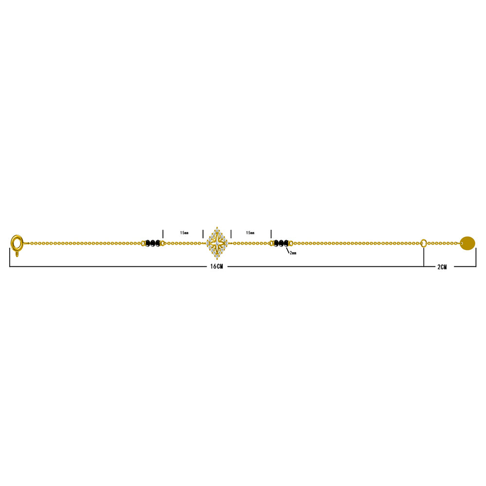 Anika Mangalsutra Bracelet | 18K Gold Vermeil
