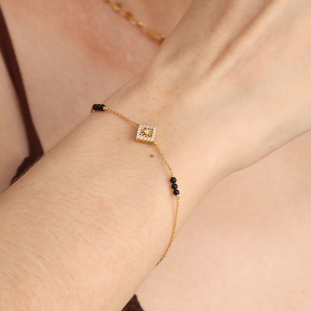 Anika Mangalsutra Bracelet | 18K Gold Vermeil