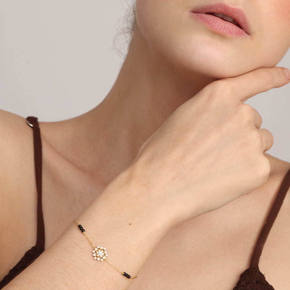 Tvarita Mangalsutra Bracelet | 18K Gold Vermeil