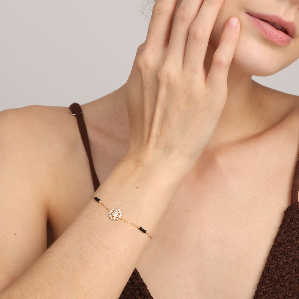 Tvarita Mangalsutra Bracelet | 18K Gold Vermeil