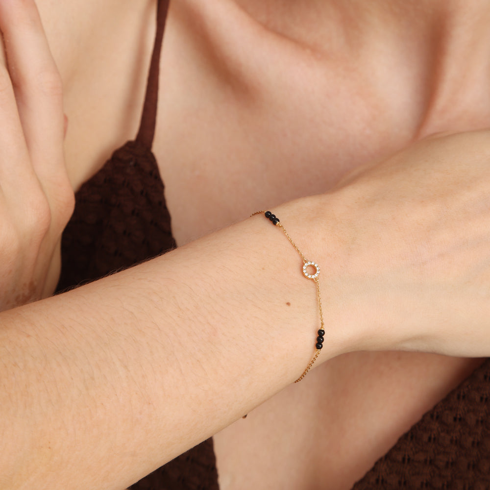 Saraswathi Mangalsutra Bracelet | 18K Gold Vermeil