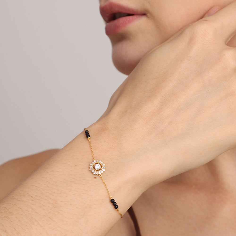 Hamsini Mangalsutra Bracelet | 18K Gold Vermeil